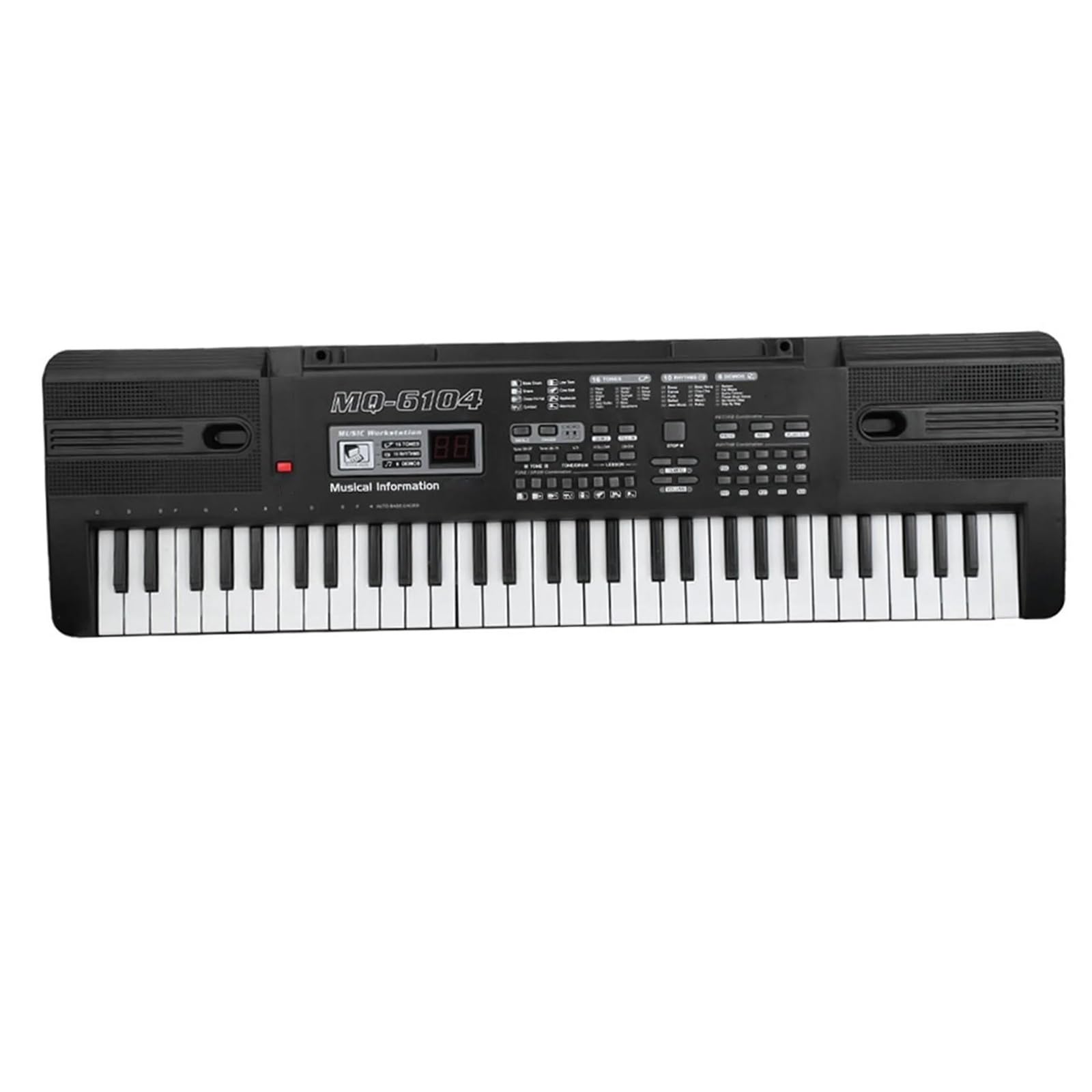 Elektroniczny Instrument Fortepianowy Klawiatura Fortepianu Elektronicznego Dla Początkujących I Dorosłych Przenośna 61 Klawiszowa Cyfrowa