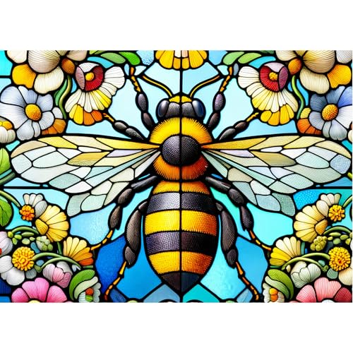 Sutinban Stained Glass Bee Puzzle