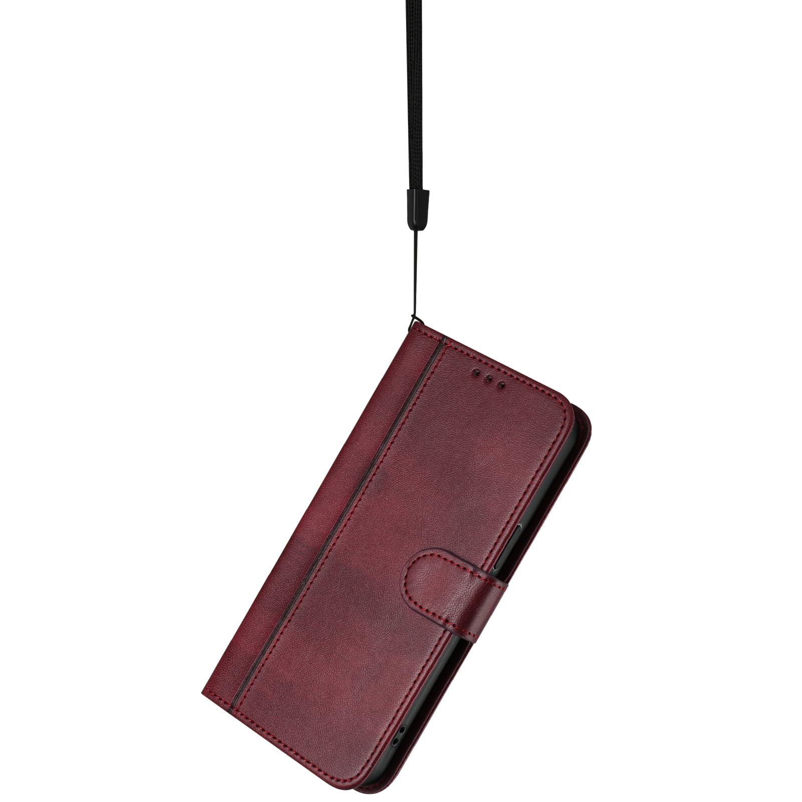 HAOYE Cover per Motorola Edge 30 Fusion, Custodia per Cellulare Portafoglio in Pelle Goffrata con Motivo, con Vani di Carte e Chiusura Magnetica Cover, Oro Rosa