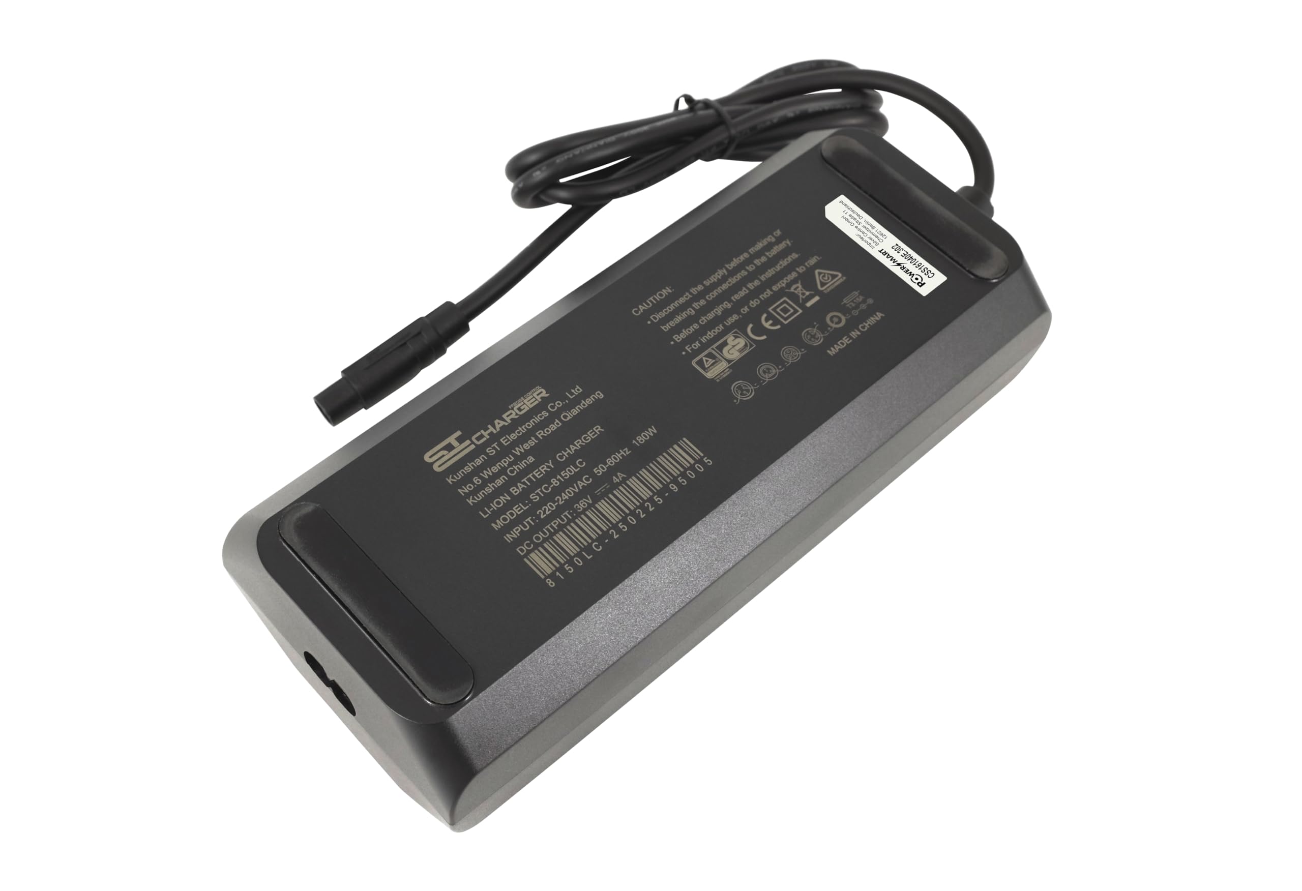 PowerSmart® 36V 4A Chargeur STC-8150LC, avec connecteur DC 3-PIN ST