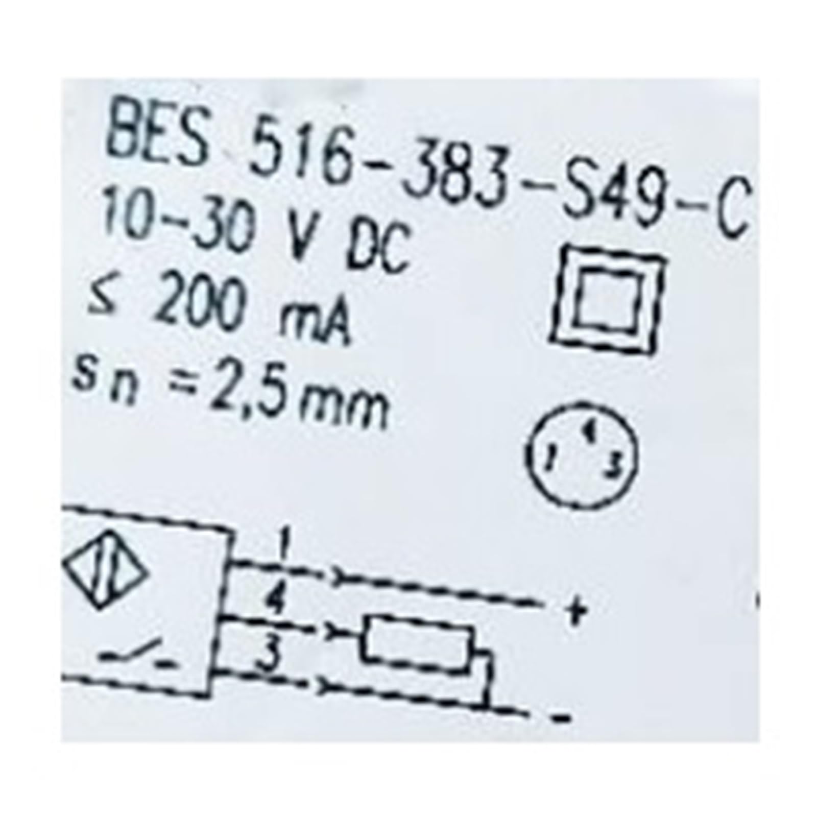 Proximity Switch M8 Normally Open BES516-383-S49-C détecteur industriel capteur de position