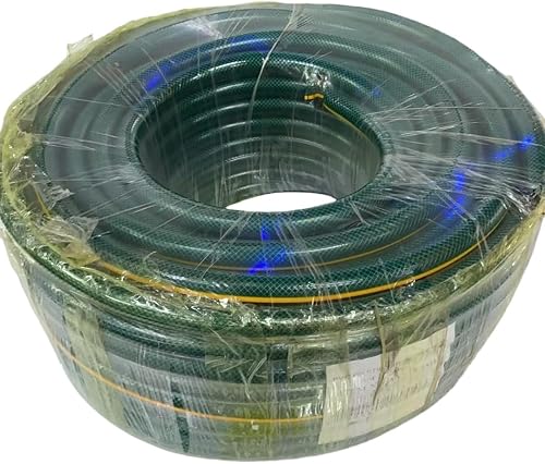 Burst-Proof Garden Hose - Heavy Duty Leak-Free Water Hose (dark green, 50m 3/4inch)