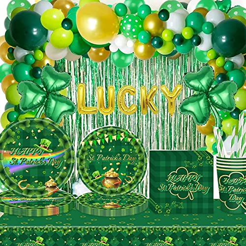 San Patrick - Juego de 3 hojas para fiestas (16 invitados) Cover