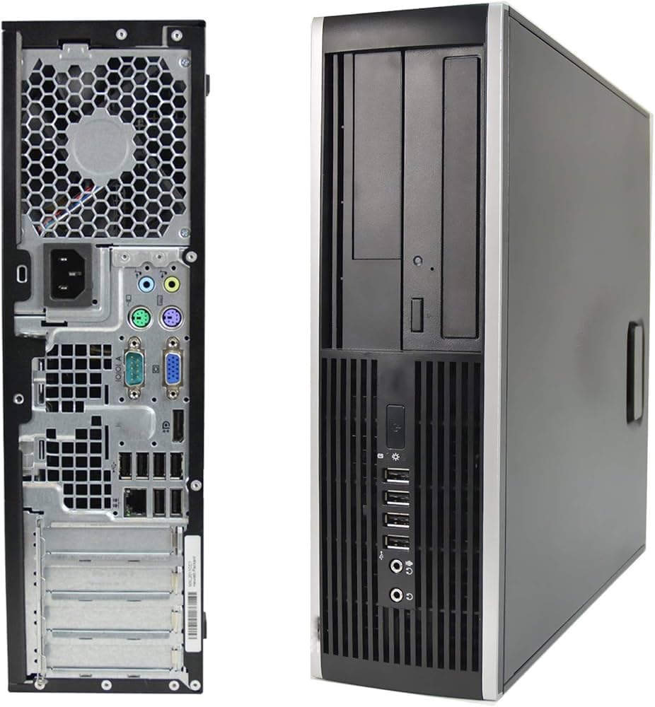 PC Desktop Windows 11 Pro – Intel CPU, 8GB RAM, SSD 240GB, Lettore DVD – Computer Fisso Economico per Ufficio, Casa, Scuola – Pronto All'Uso - Ricondizionato Certificato - Compatibile