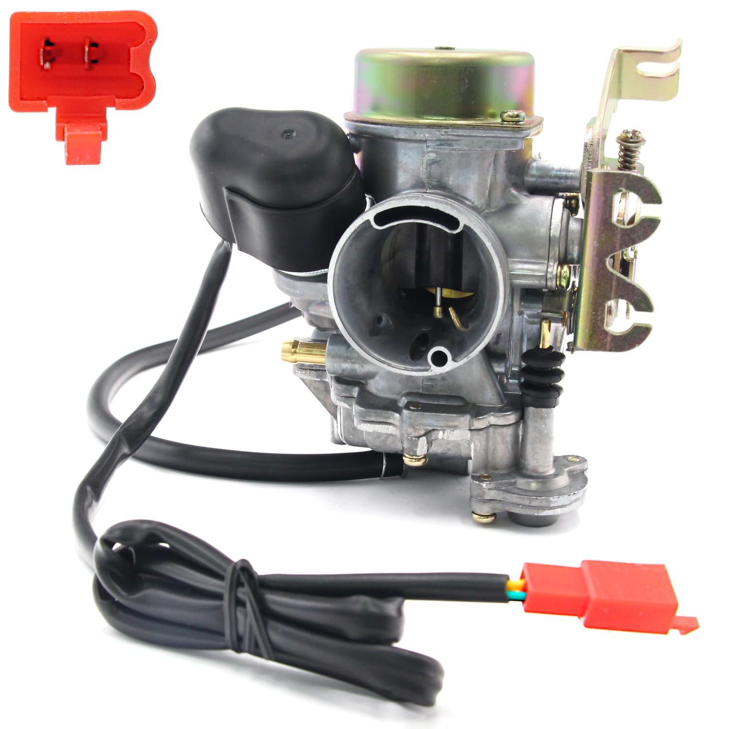 Area1 Carburador de repuesto de 30 mm apto para motores 125-180 cc 4 tiempos. Compatible con Beverly Liberty MP3, apto para Scarabeo, apto para Runner, apto para