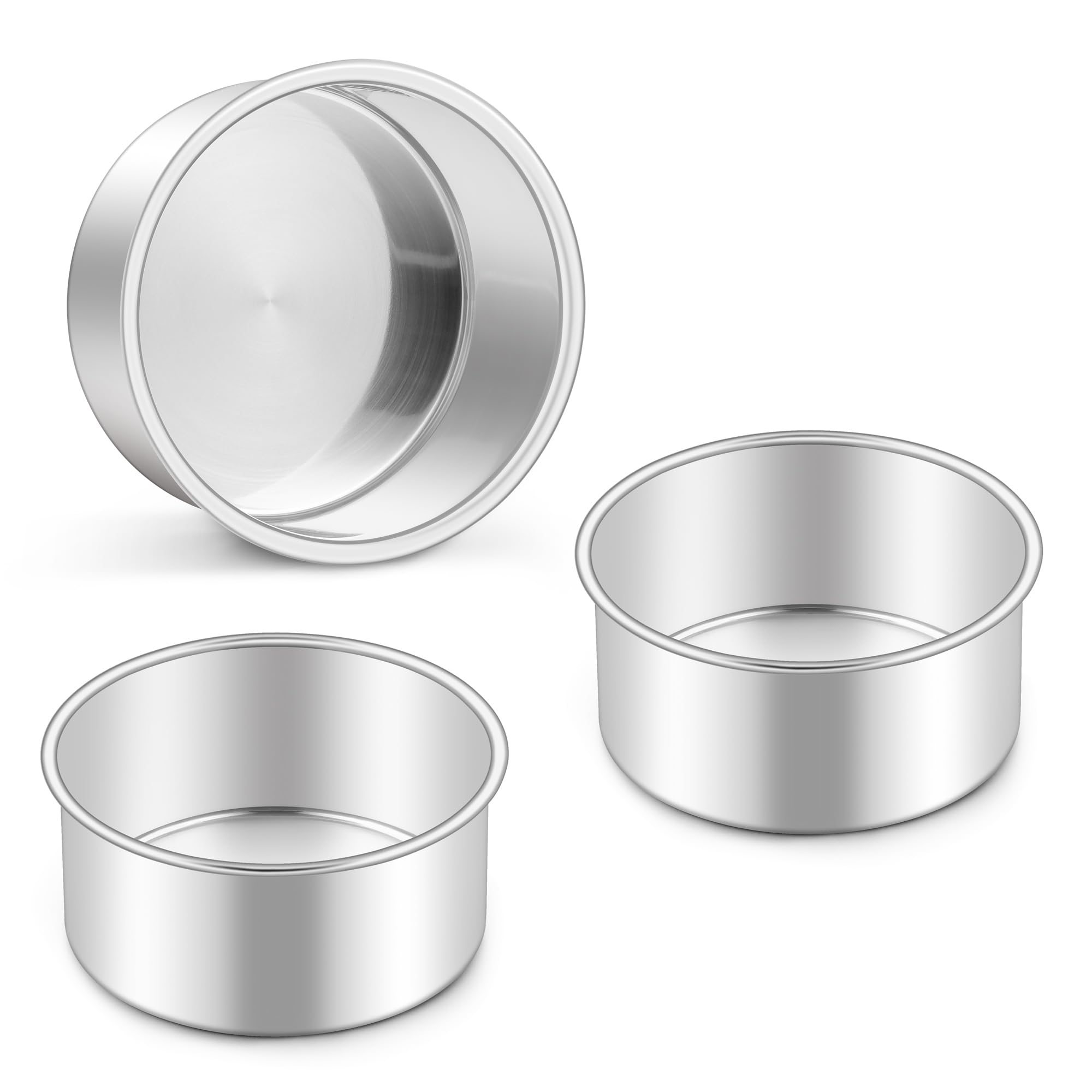Homikit Mini Round Cake Pan Set of 3