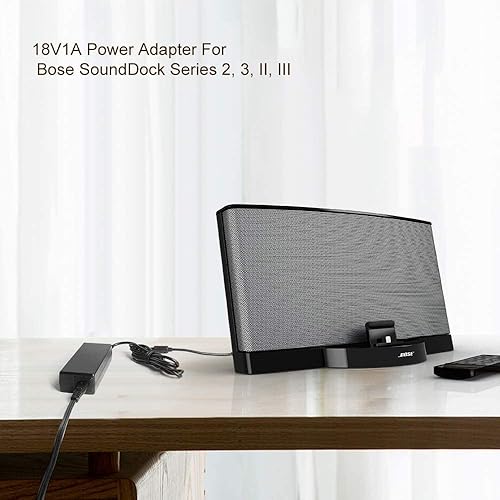 Miniatura 2 de TAIFU Cable de alimentación adaptador de CA de 18 V para Bose SoundDock Series 2, 3, II, III (solamente) 310583-1130, 310583-1200 Sistema de música