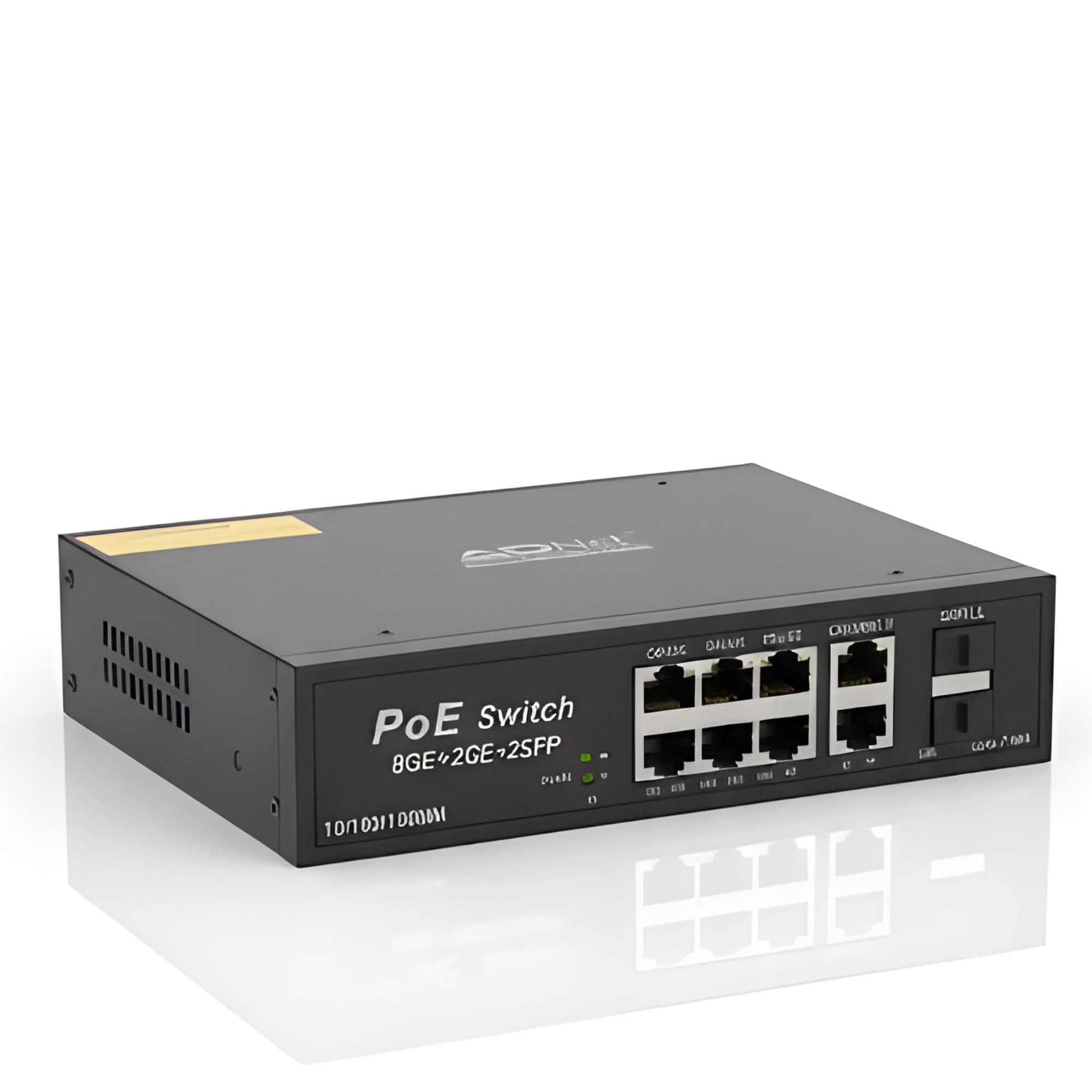 8 Port Gigabit PoE Network Switch with 2 Uplink Ports & 2 SFP Slots | 10/100/1000 Mbps Ethernet Switch | Plug & Play PoE Switch for CCTV Cameras, NVR, IP Cameras & Networking-picture-14