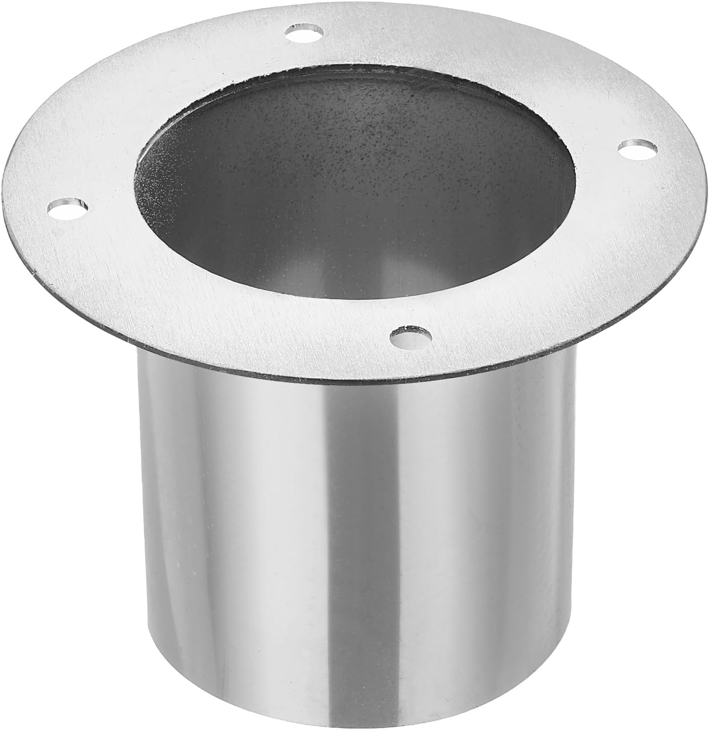 Raccord conduit de ventilation 4 pouces acier inox pour tuyau sèche-linge et VMC