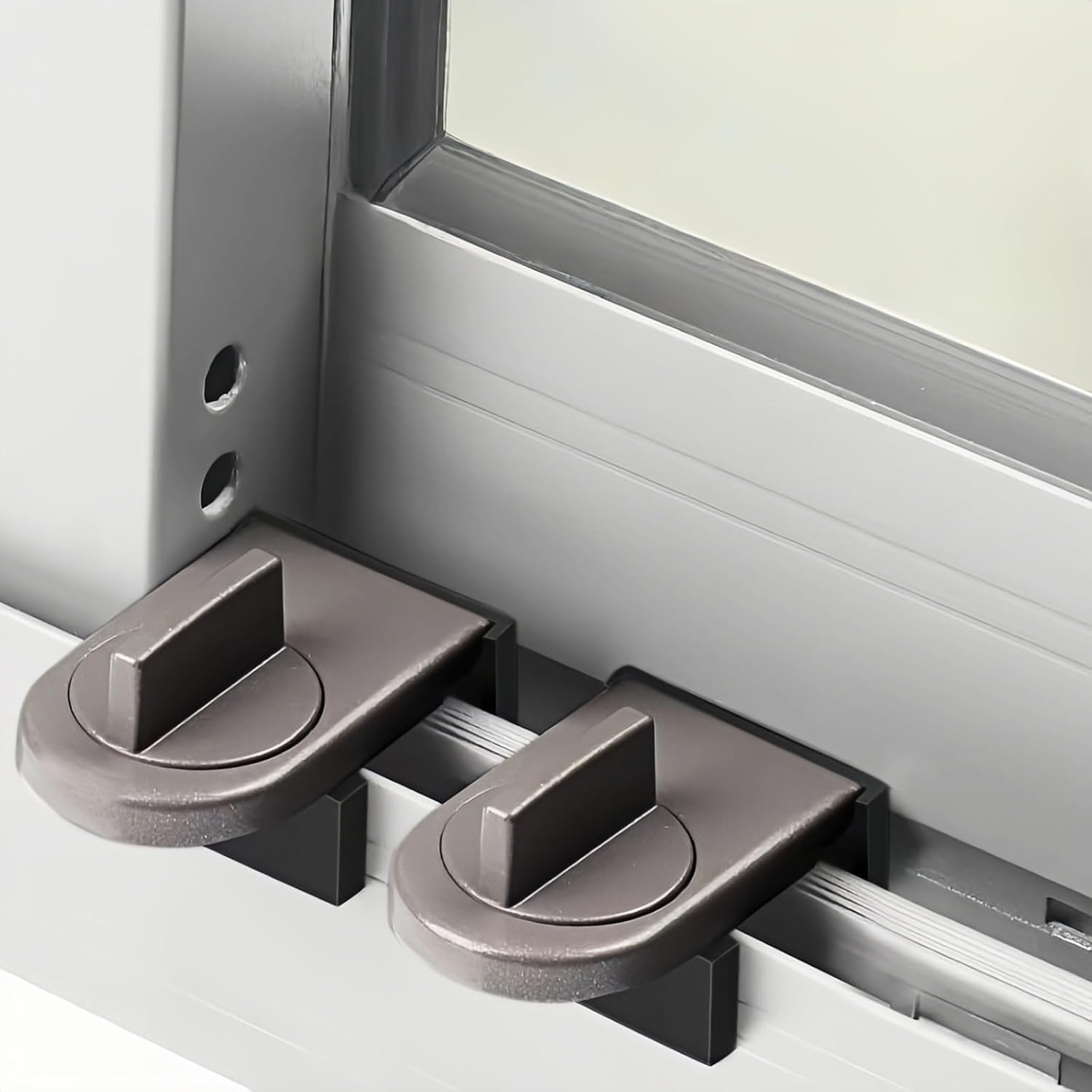 Sliding Window Lock Stopper Adjustable Window Limiter Security Lock