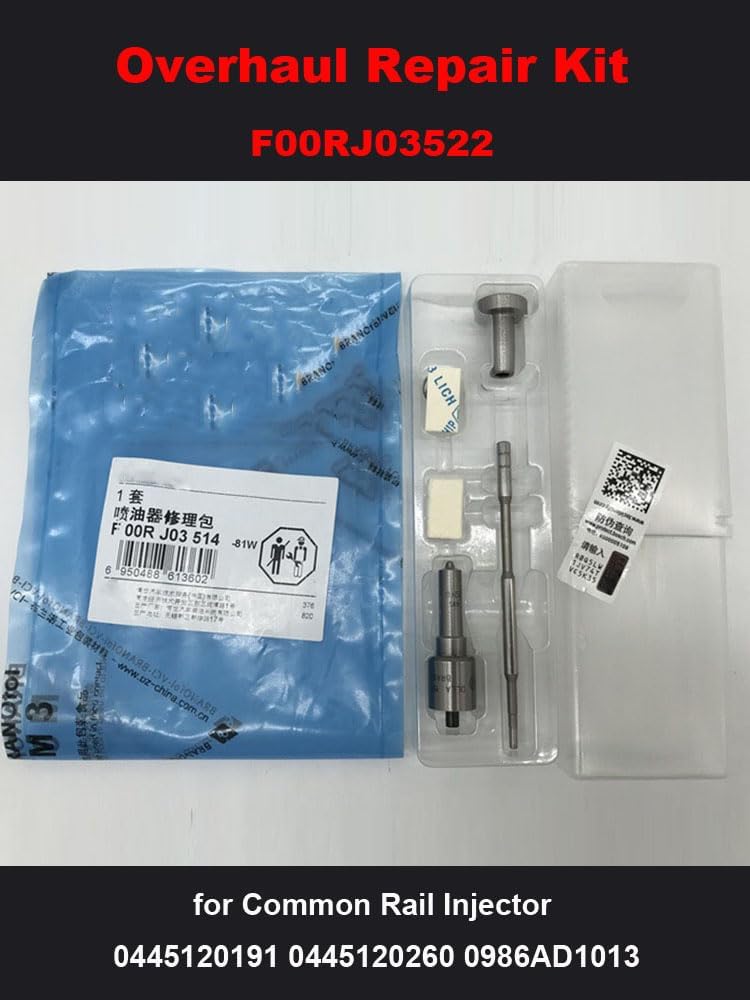 Diesel Injector Overhaul Kit For WEICHAI 0445120191 0445120260 Repair Spray Parts 0433173143 DLLA150P2143 F00RJ03498 F00RJ03522 - (Style: A, Color: F00RJ03522)