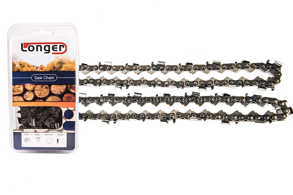 Jeremywell 24 Inch Full Chisel Chainsaw Chain Blade 84 Drive Links 3/8" Pitch 0.050'' Gauge Fits Stihl, Husqvarna, Johnsered (1 Pack)