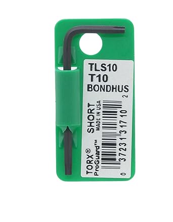 Bondhus 31710, L Wrench Star Short Arm (Size - T10, Pack of 2)