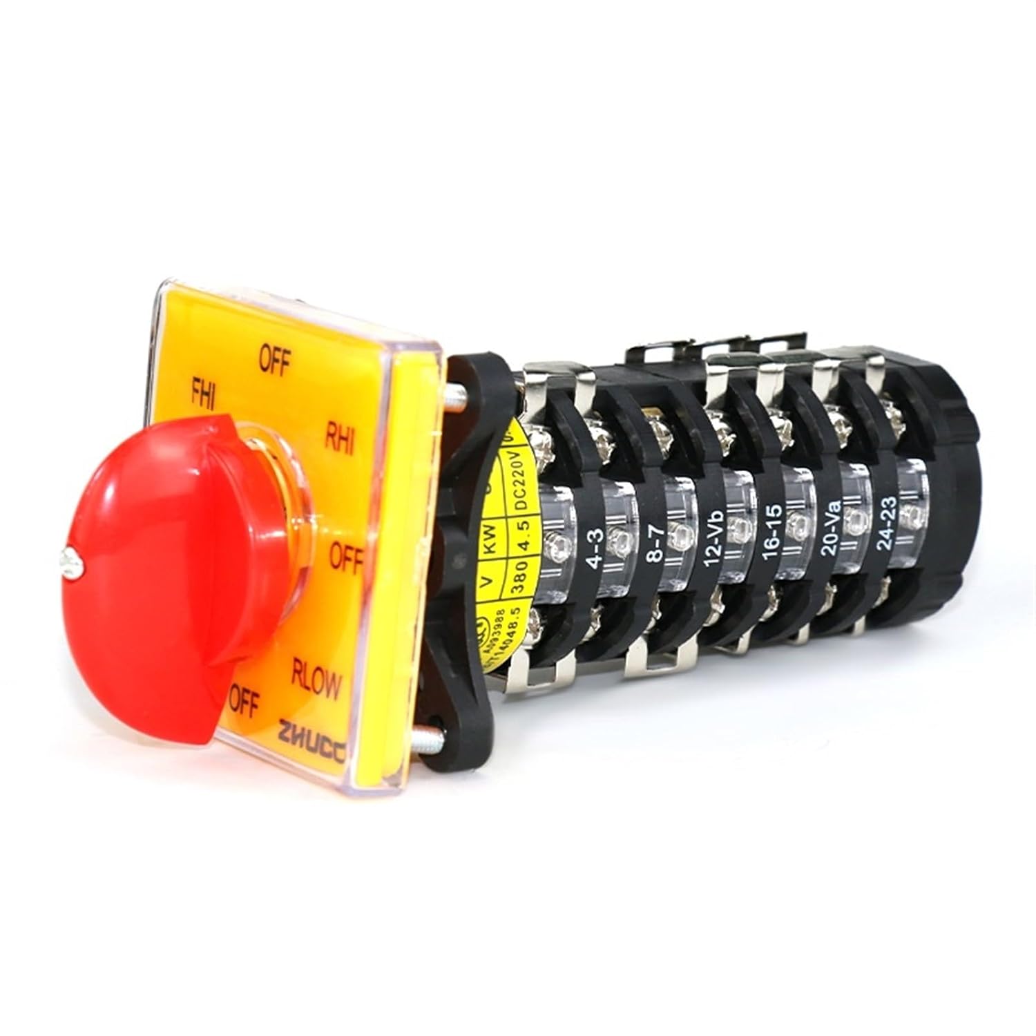SZW25-64D/7 25A Forward and Reverse Fast and Slow Speed Multi-Position Milling Machine Universal Changeover Cam Switch
