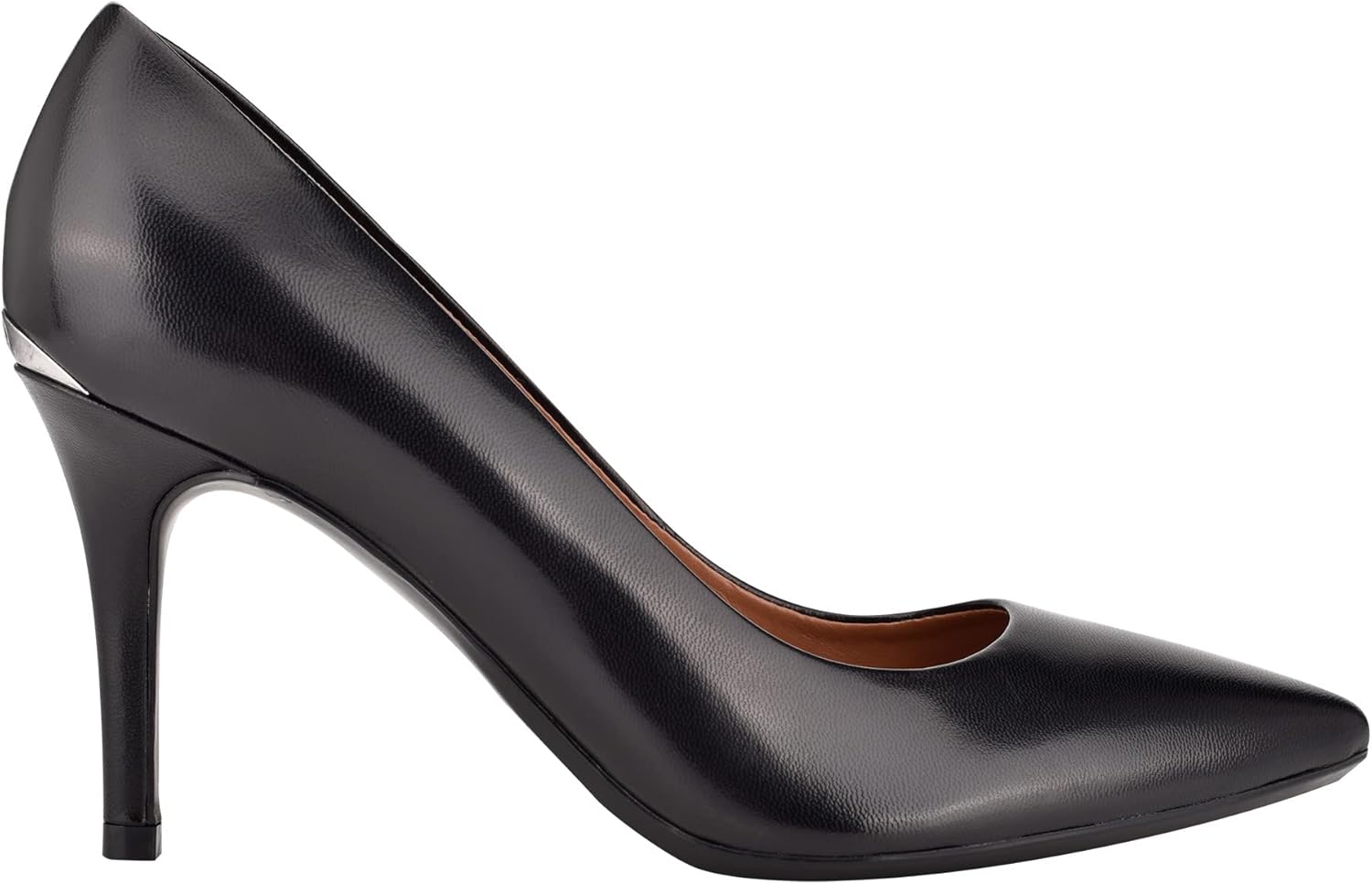 Calvin Klein Women's Gayle Pump 5 Black Leather 001