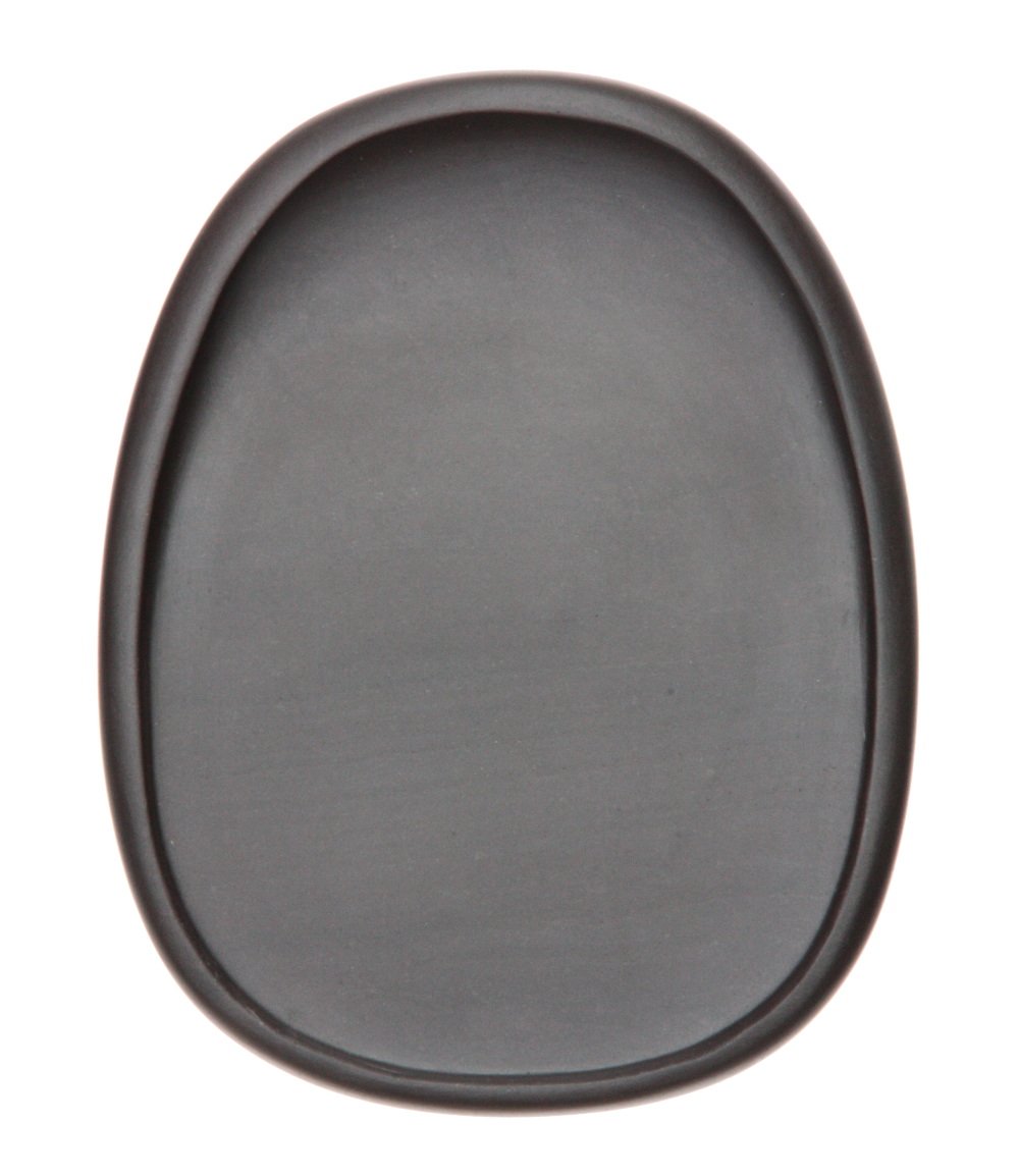 端渓硯　麻子坑石　硯 端渓硯 麻子坑 薄楕円型 5吋 | 上杉文林堂