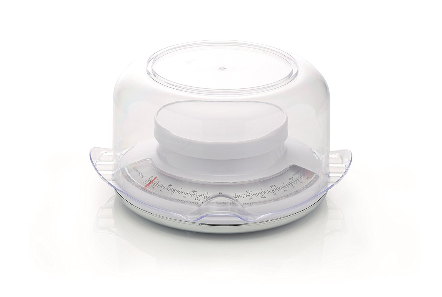 KitchenCraft Bilancia Meccanica da Cucina con Ciotola e Funzione Tara, Confezione Regalo, Portata 3 kg