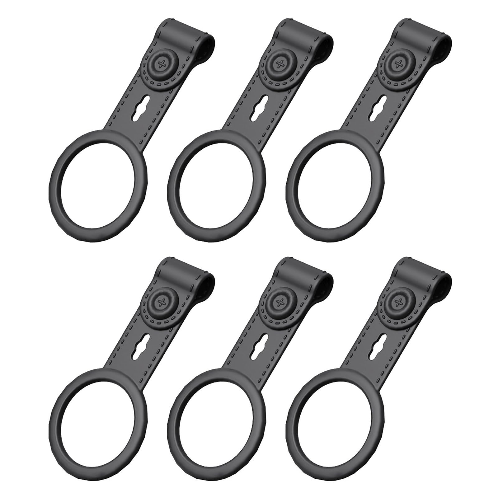 Hdoytxxm Black Round Elastomer Gluey Towel Hoop Bathroom Kitchen Hook Denial Drill Installation Maintains Towels Neat Denial Deformation Not Slip Kitchen Towel Hoop