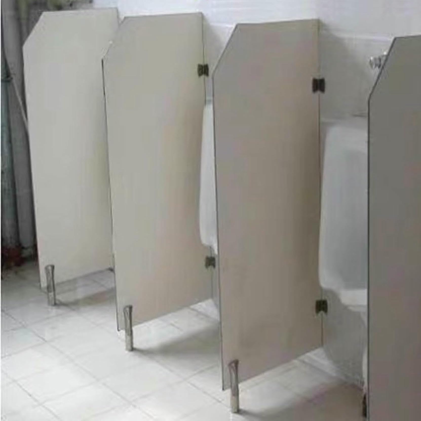 SXDMOUBK Urinal Partition, Wall Mounted Privacy Screen For Men'S Toilets, Ideal For Public Spaces And Hotels,B120x45cmx4pcs