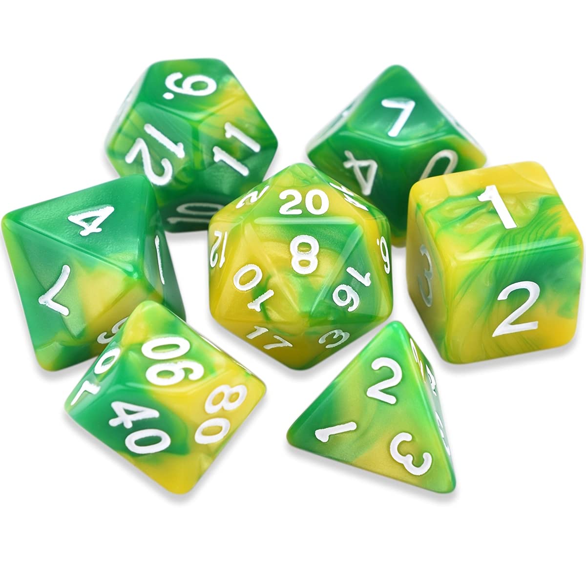 Amazon.co.jp: zx 多面体7ダイ2トーンスワール Dサイコロを設定