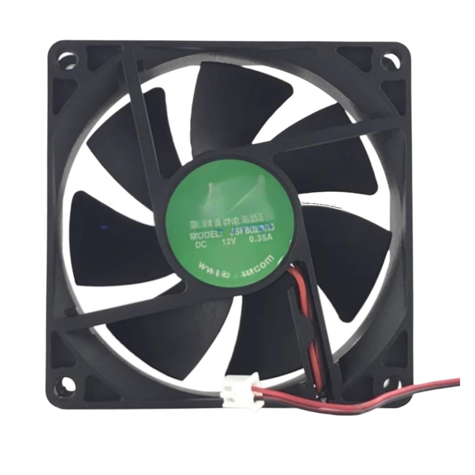 UITGVDQAT JSF8025HS/MS 12V 0.35A 8CM Two-wire 8025 Cooling Fan