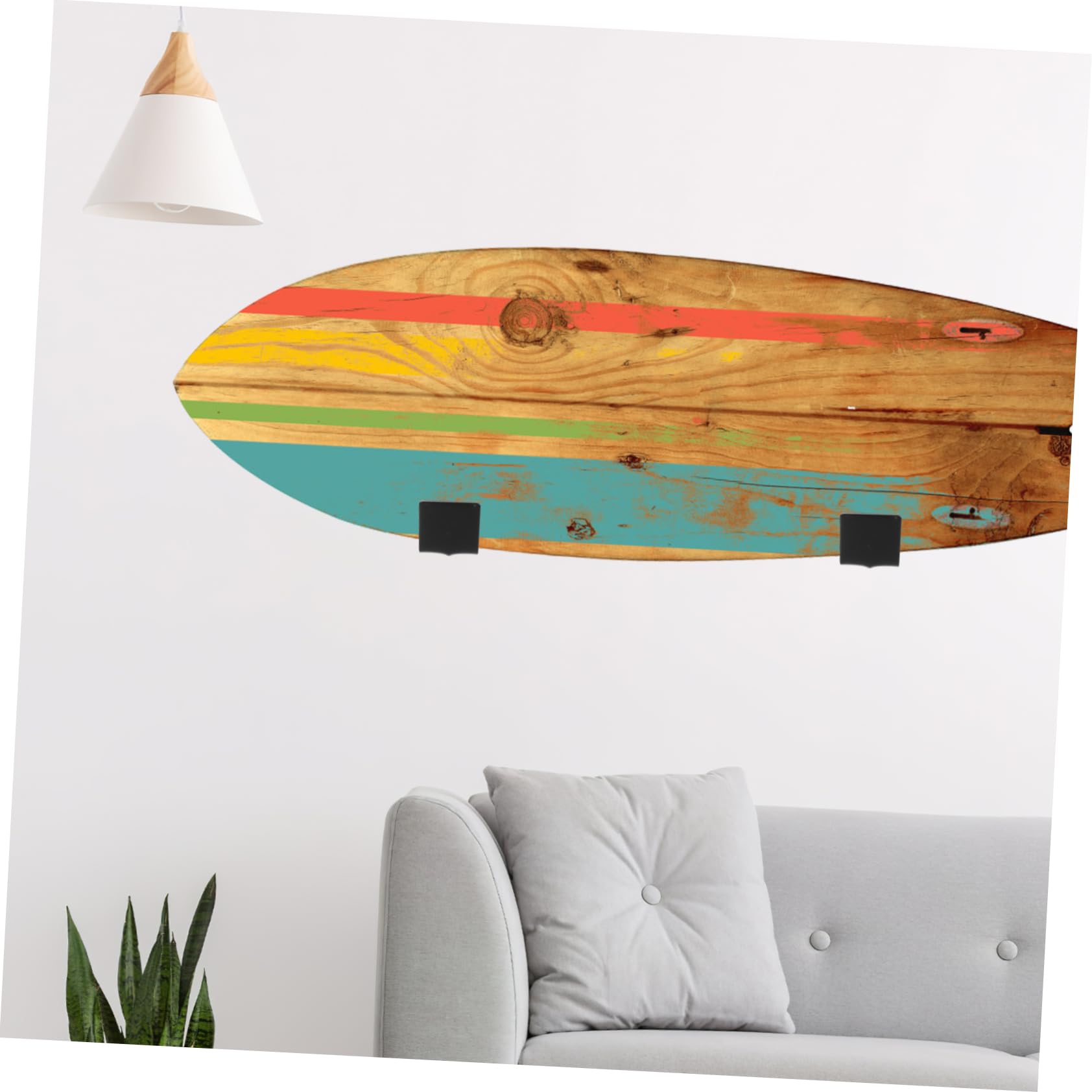 SUPVOX 2-Piece Wall-Mounted Snowboard Bindings Sturdy Construction Foam Protection Easy to Use for Space