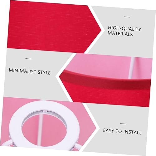 Miniatura 7 de DOITOOL Pantalla de tela para decoración de burbujas, lámpara de escritorio, apliques de pared negros, pantallas de repuesto para lámparas de mesa,