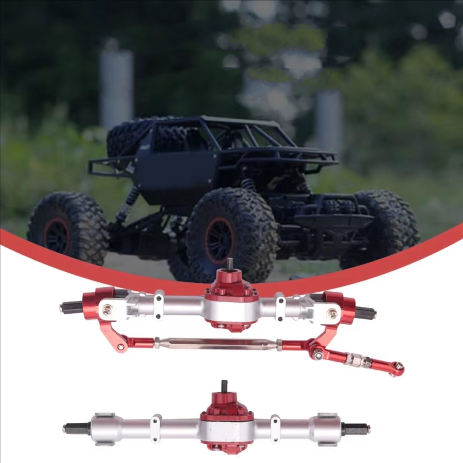 Compatibile Con MN D90 D91 D96 D99S MN90 MN96 MN99 Per MN99S 1/12 Parti Di Modifica Per Auto RC, 3 Assi Anteriori E Posteriori Completi Accessori