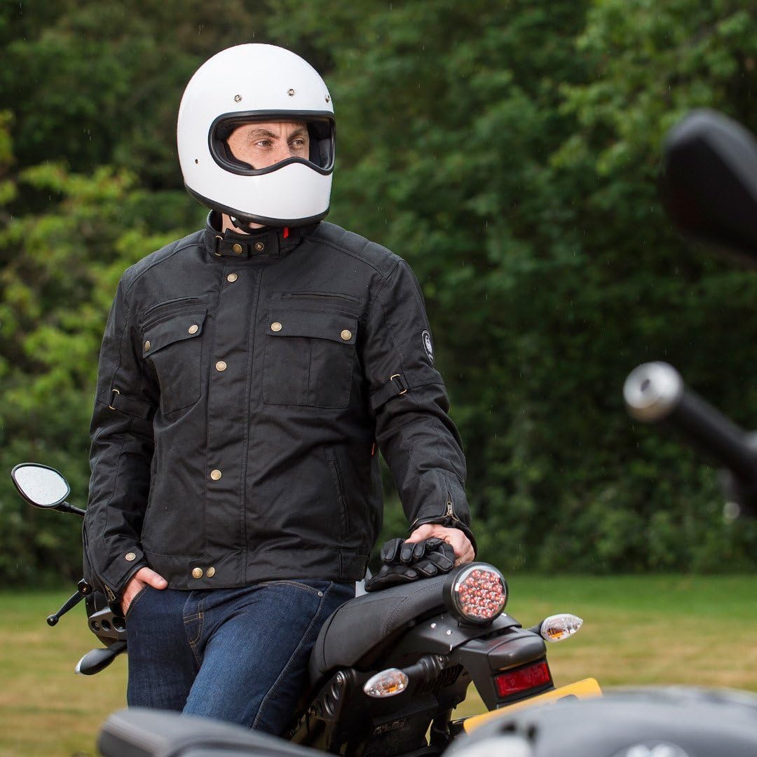Merlin Barton II Veste ciré de moto, schwarz, L