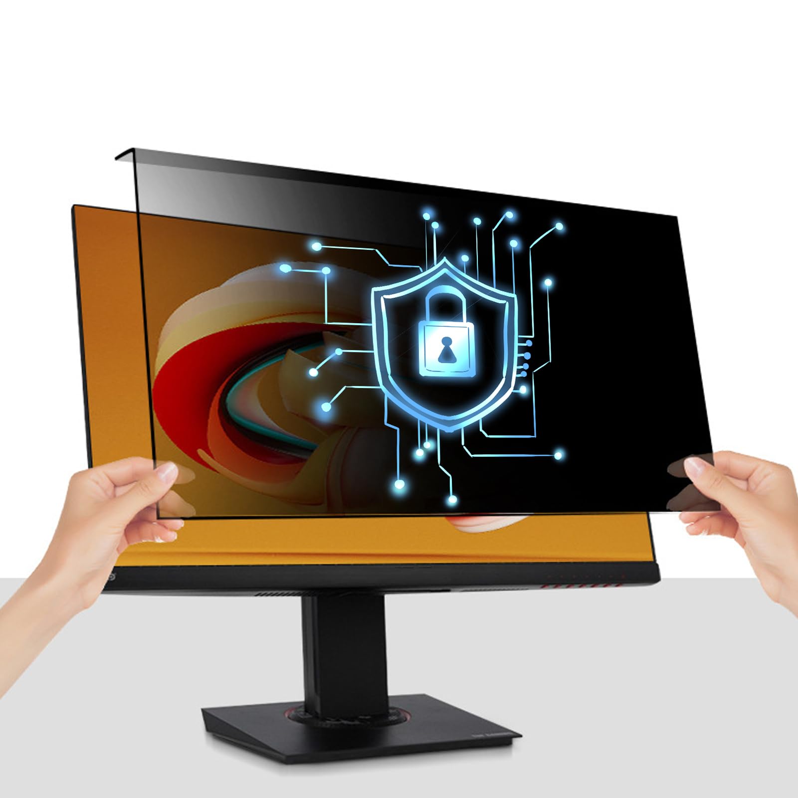 Pellicola protettiva per la privacy, schermo per monitor desktop widescreen 16:9, filtro antigraffio per la privacy da appendere da 20 pollici/21,5 pollici/24 pollici/27 pol(24 pollici 547*320 mm