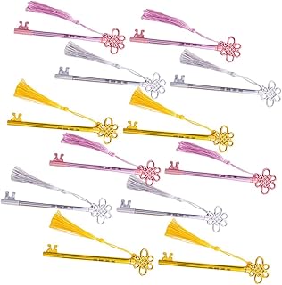 HONMEET 12 Peças Canetas De Caneta De Gel Com Borla Suspensa Em Massa Canetas De Gel De Ponta Fina Canetas De Gel Em Massa Canetas Decorativas Recargas De Tinta Para Canetas Canetas De