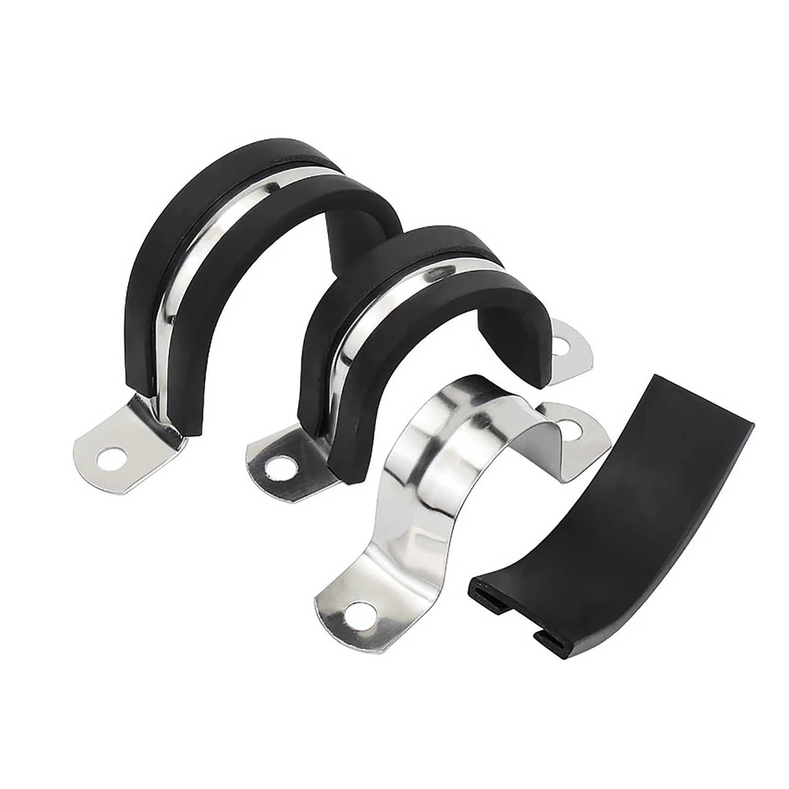 Collier Serrage Tuyau Rigide Collier de serrage doublé caoutchouc