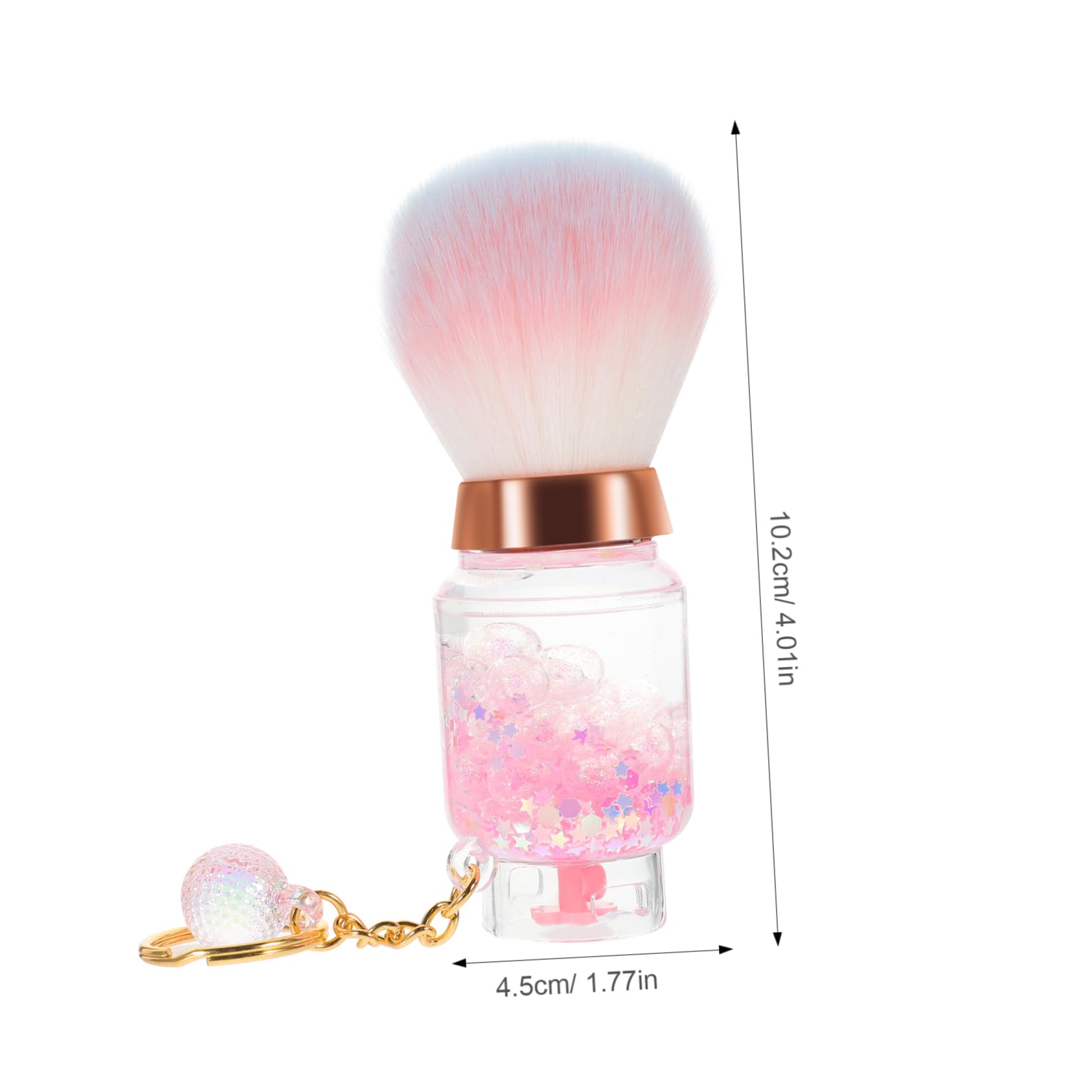 FRCOLOR Blush Makeup Brush Tank Design Portable Makeup Brush Soft Bristles for Travel Home Use