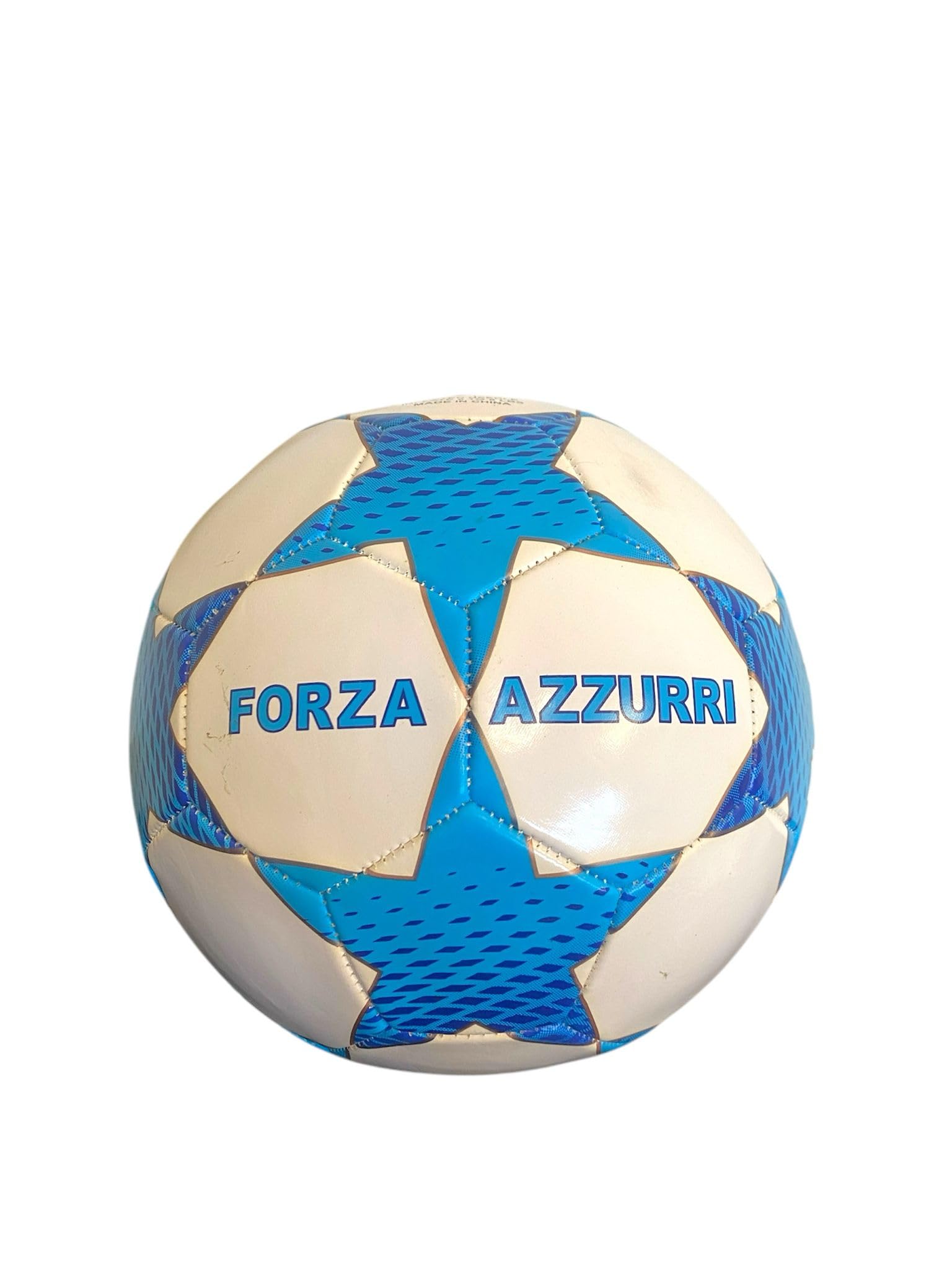 Generico Pallone con i colori del Napoli calcio e scritta Forza Azzurri + una tazza bianca in ceramica con stampa dei colori della tua squadra del cuore partenopeo tifoso regalo