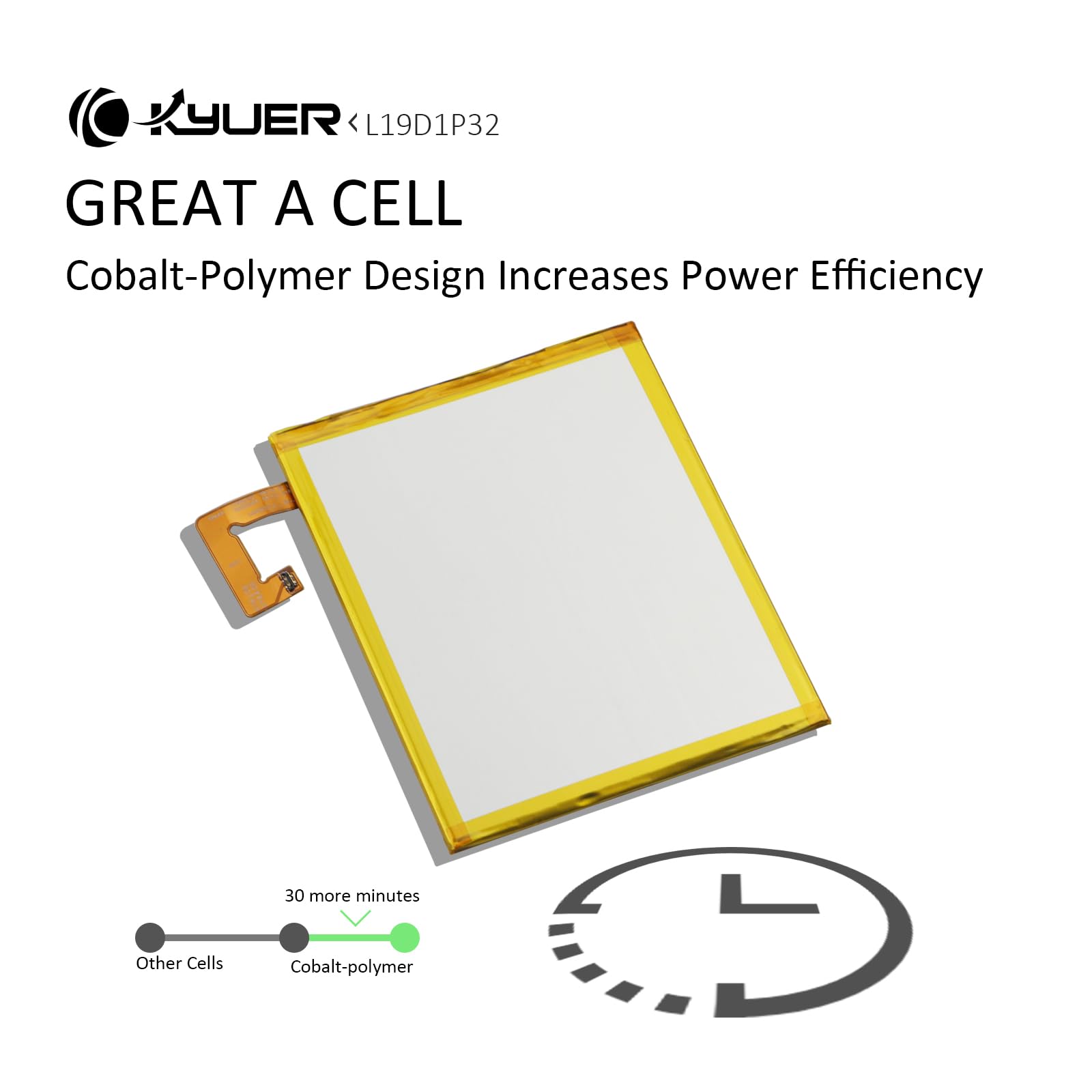 K KYUER L19D1P32 Tablet Batterie pour Le-Novo Smart Tab M10 Plus HD FHD 2020 G2 (Gen 2/2nd Gen) TB-X606 TB-X606X TB-X606F TB-X606V TB-X606FA TB-X606XA TB-X306 TB-X306X TB-X306F TB-X306V TB-X306FA