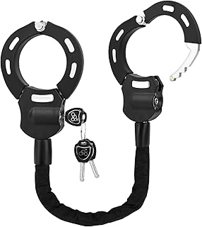 GuKKK Antivol Trotinette Electrique, 93CM Cadenas Trotinette Electrique Renforcé avec Clés, 1.46KG Antivol Sécurisé pour Scooter, Vélo et Trottinette Électrique