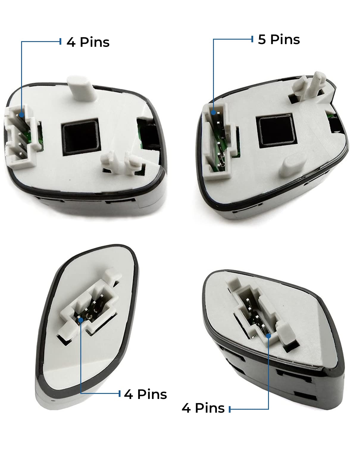 Boutons de commande radio pour volant Silverado Sierra 2003-2007, Trailblazer & Envoy 2004-2009, Tahoe & Yukon 2003-2006, remplace OEM # 21997738, 21997739, 1999442, 199443