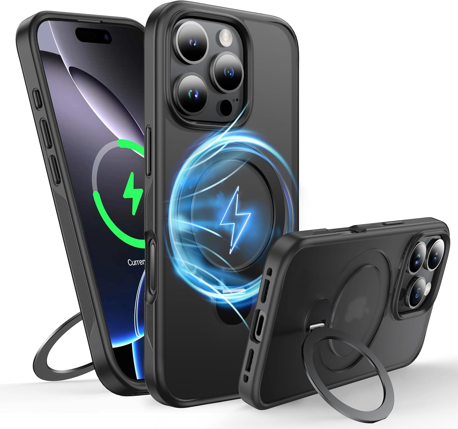 DIZORO iPhone 16 Plus Case with Magnetic Stand -15