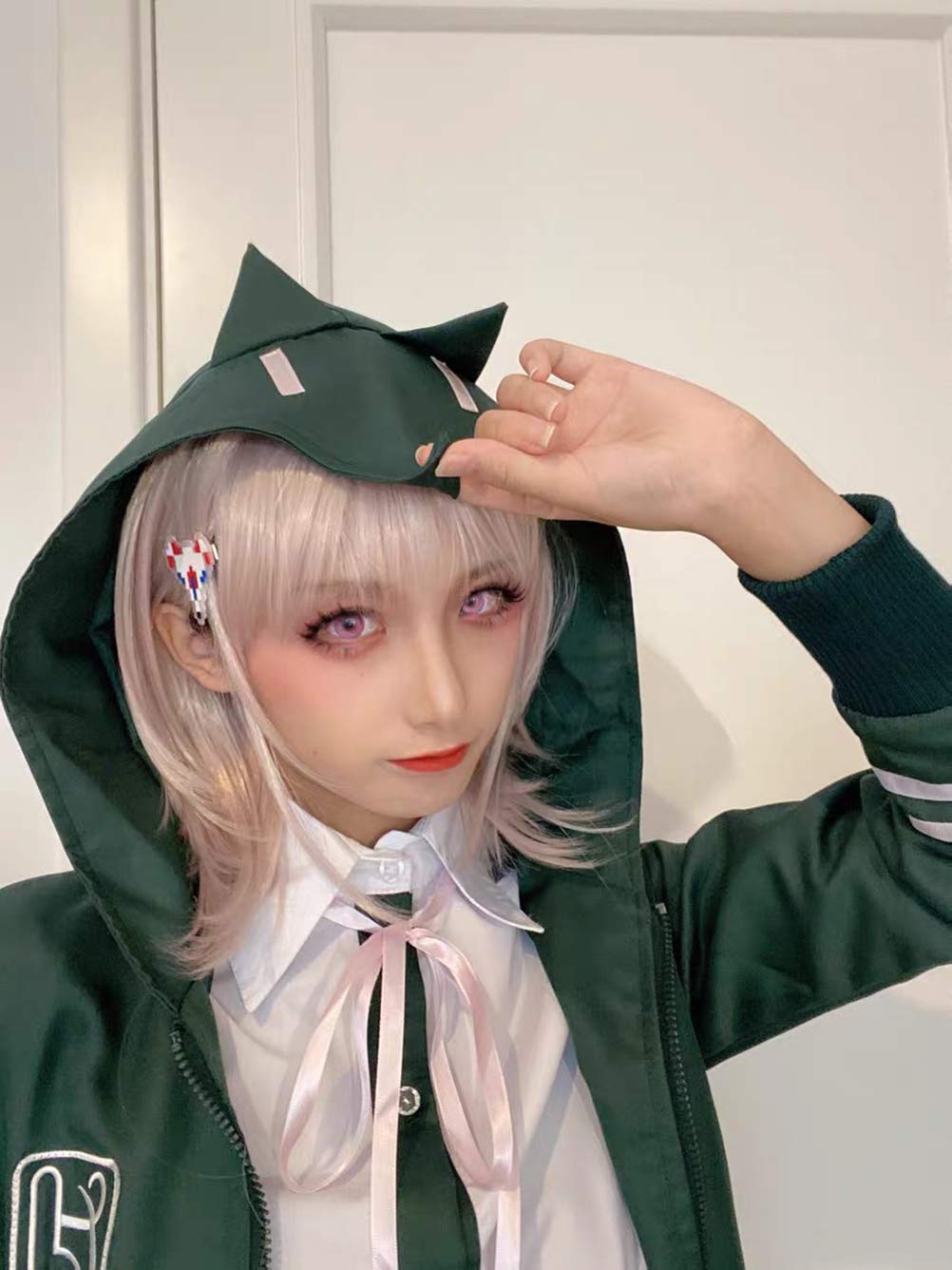 Amazon.com: LOKCEE Hair Clip Anime Dangan Chiaki Nanami Hairpin