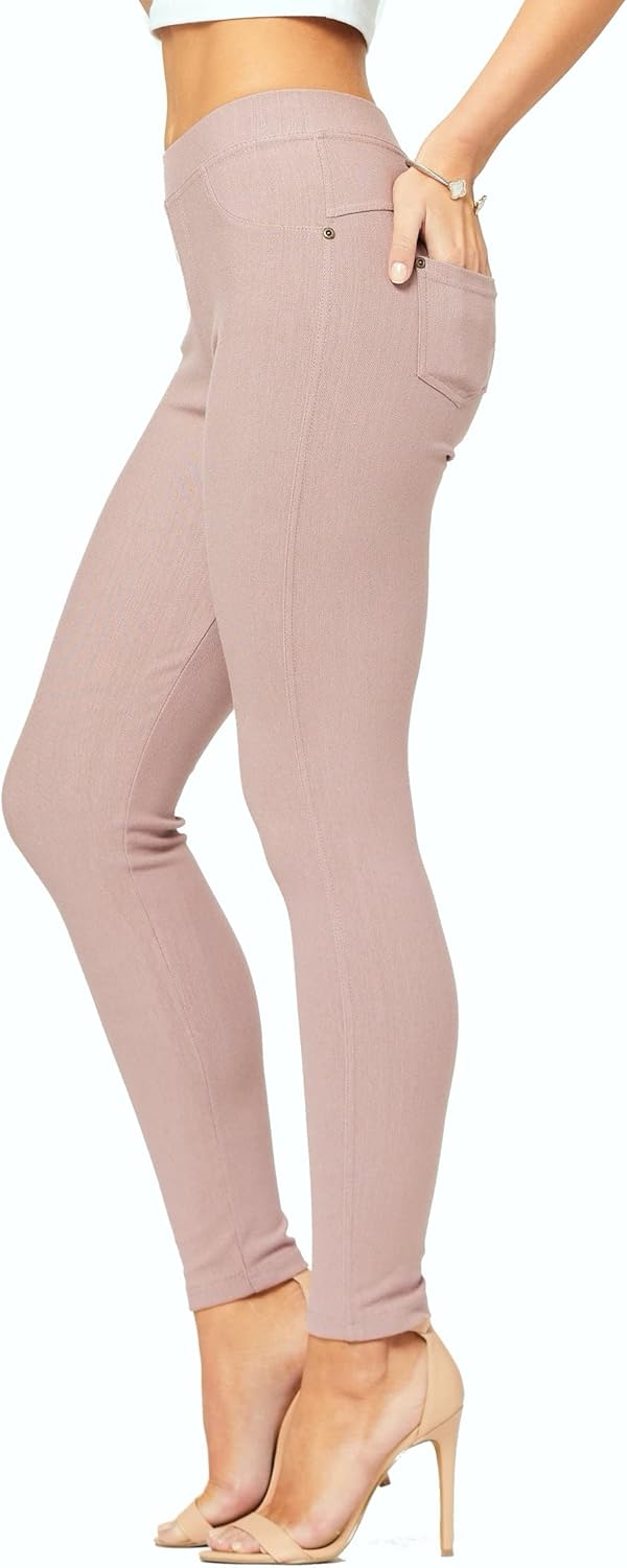Conceited Jeggings for Women with Pockets – High Waist – Tummy Control Shaping – Regular and Plus Size