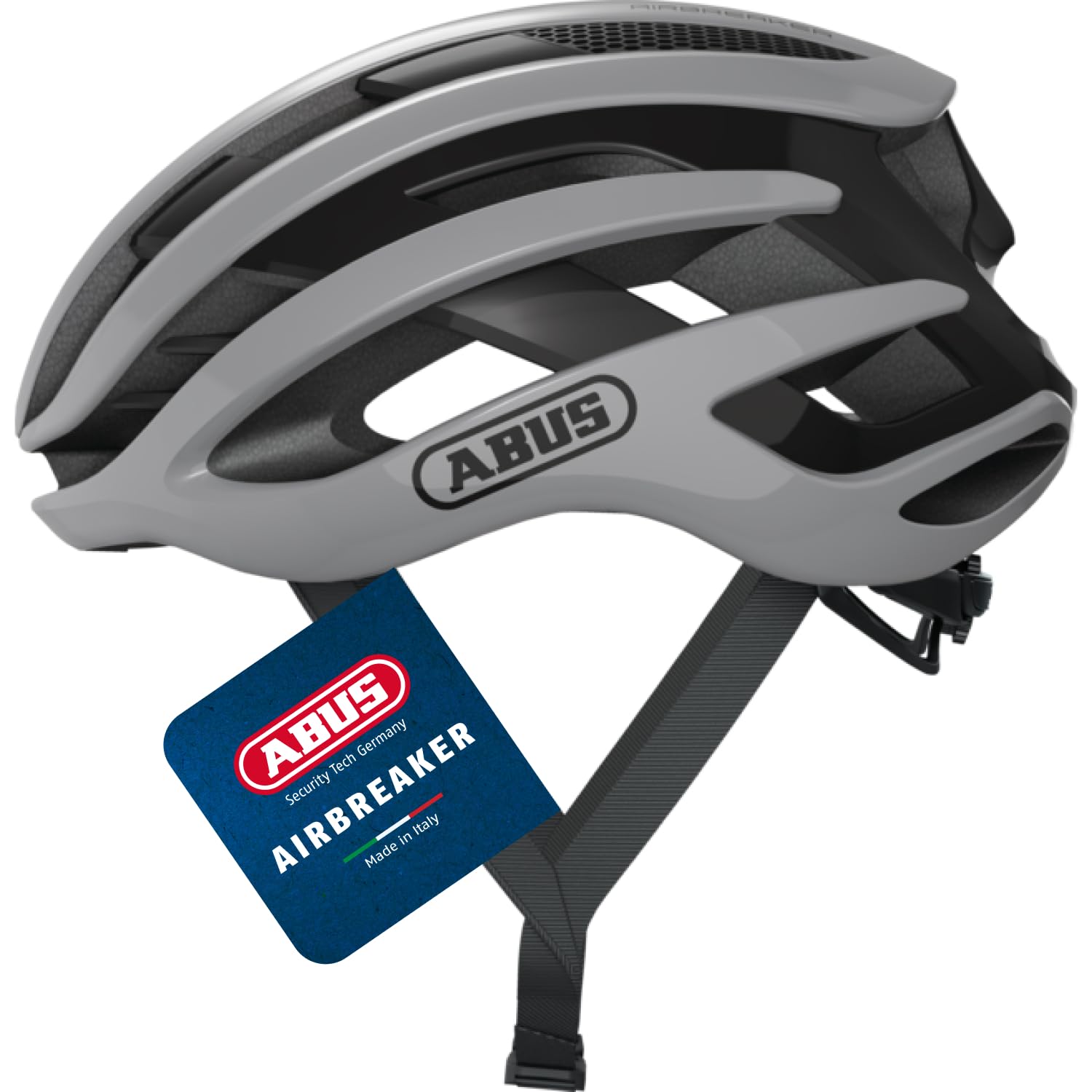Abus Race Grey Airbreaker Road Helmet
