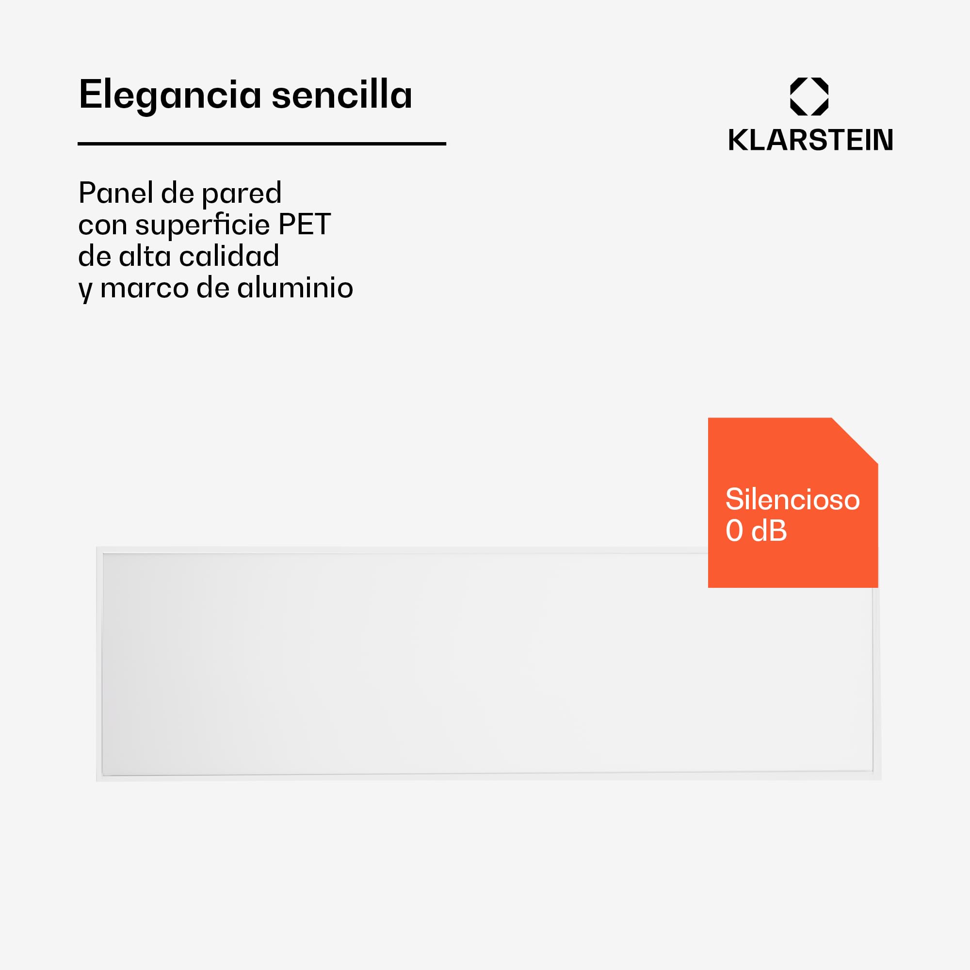 Klarstein Radiador Infrarrojos Pared Potencia, 300W, Placa Calor Bajo Consumo App Wifi, Panel Radiante Bajo Consumo, Infrarrojos Calefaccion, Calefactores Infrarojos Panel Radiante Pared