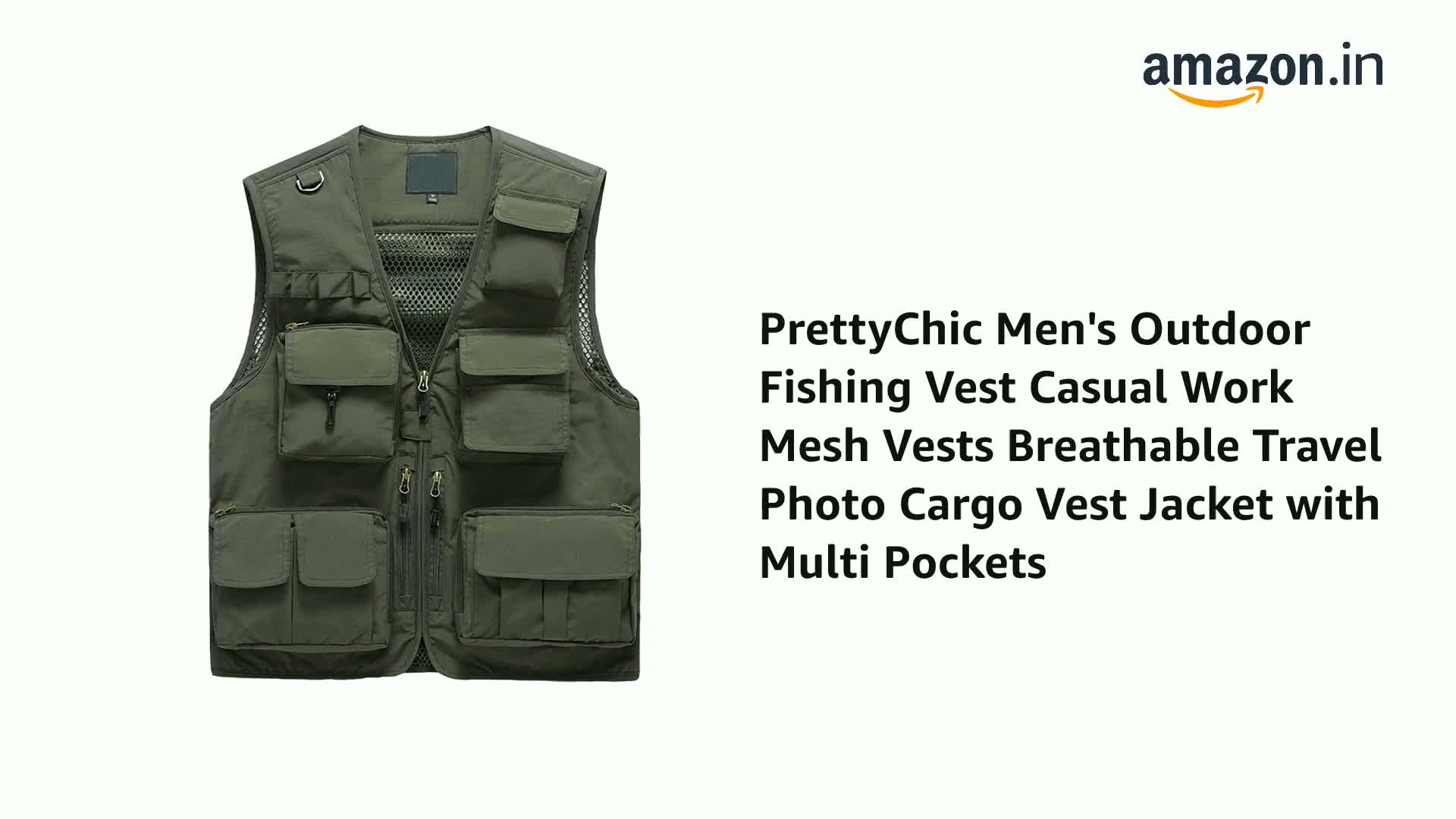 Btmpmcs Mens Outdoor Vest Quick Dry Fishing Vest Multi Pocket Cargo Utility Safari Vest Hunting Hiking Vest Breathable Photography Top, A-dark Gray