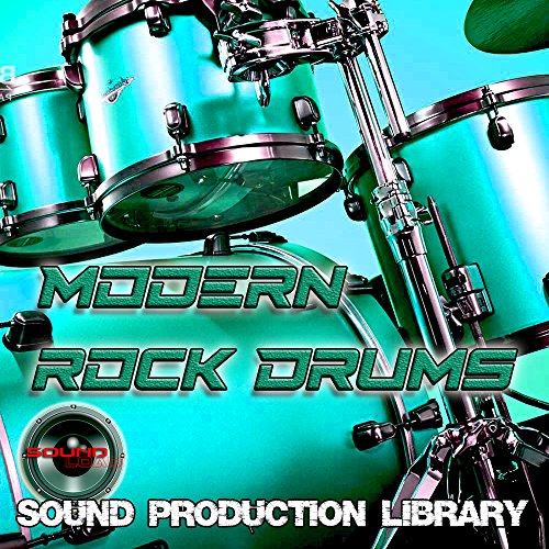 Modern ROCK Drums - Perfect Original very useful 24bit Wave Studio Samples Library on DVD or download