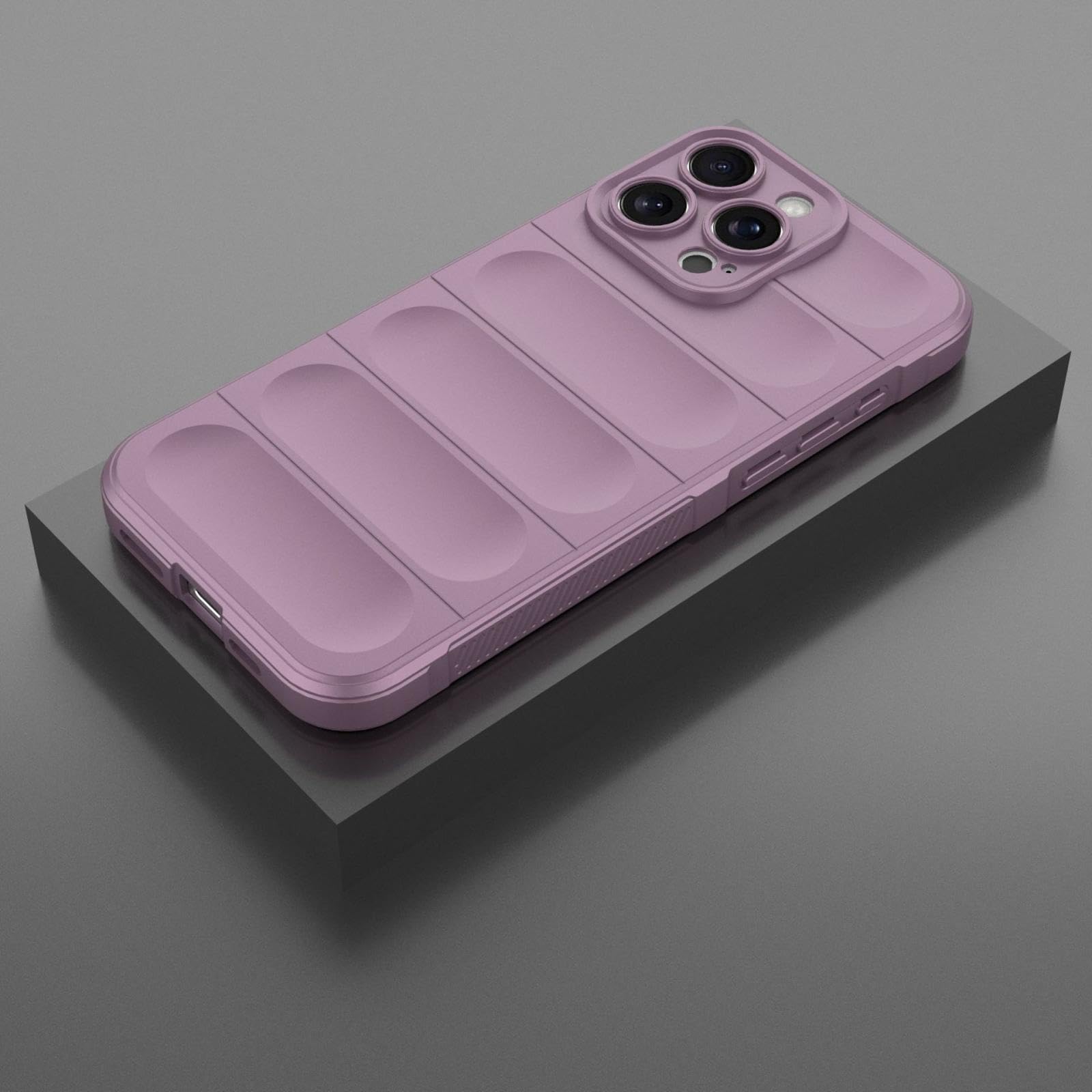 Coque antichoc iPhone 14 Plus en silicone violet protection antichute - 8