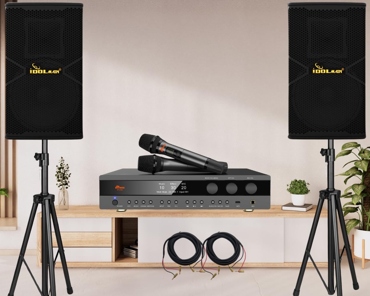 Amazon.com: NEW Home Karaoke System - IDOLPRO 1500W Speakers Plus