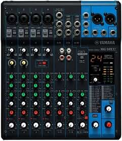 Yamaha Mesa de Som Analógica MG10XU 10 Canais com Interface USB