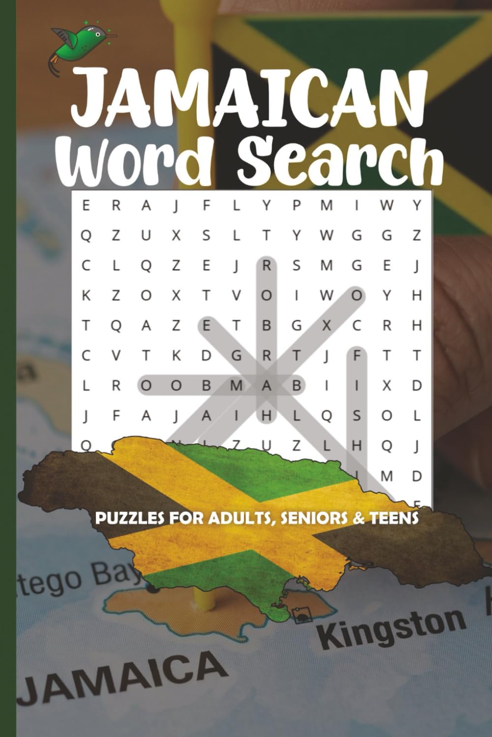 Jamaican Word Search Puzzle Book: Word Search with Easy to Read Prints about Jamaica | 6x9 inches, 110 pages | 50+ Puzzles… Perfect Gift