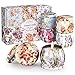 IZSUZEE Velas Aromaticas, 6 Piezas Vela de Cera de Soja Natural Pura, Velas Decorativas Vela Aromatica, Regalos Originales Para Mujer Para Amigas Originales, Cumpleaños, Navidad, Regalos Creativos