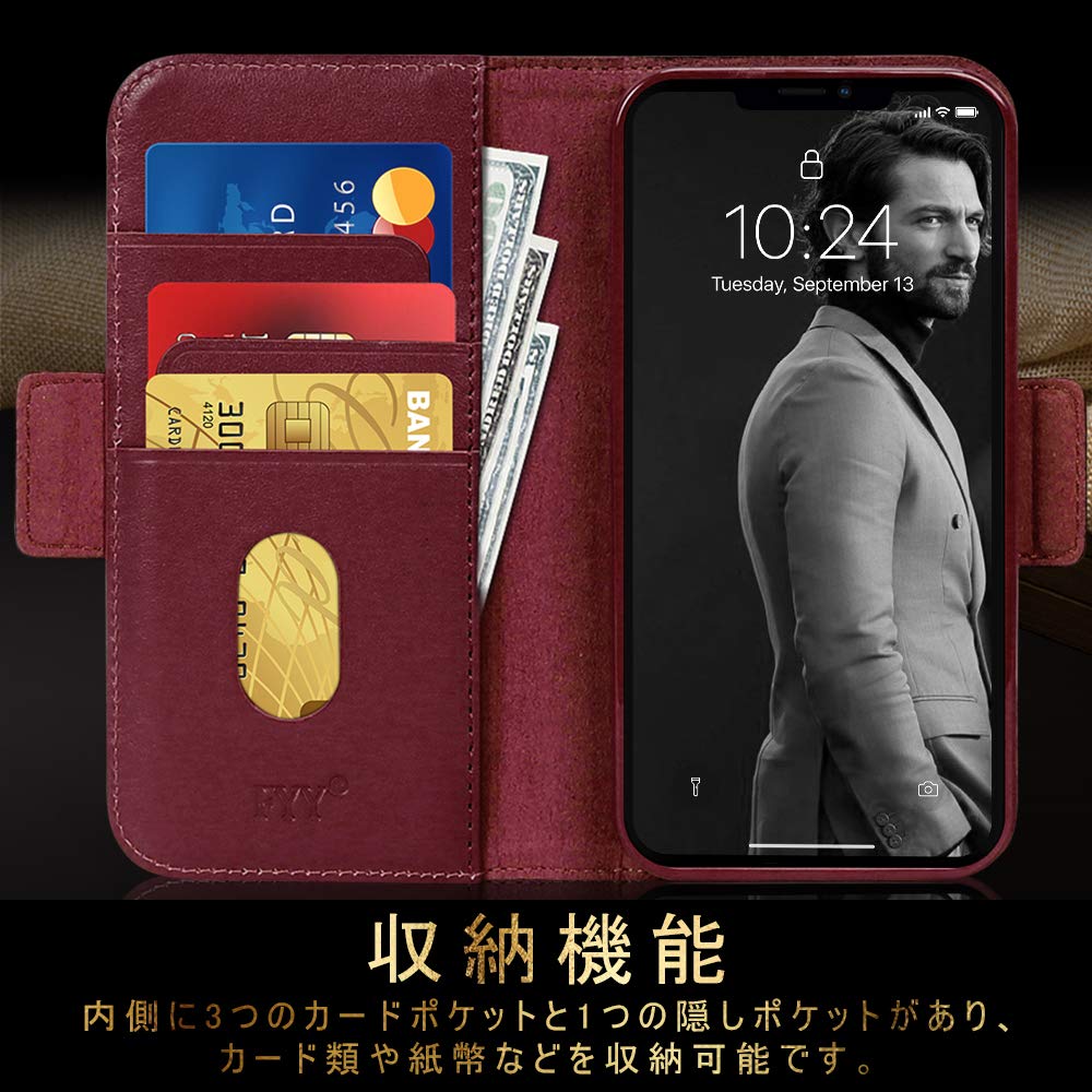 iPhone12/12Pro ケース スキミング防止機能 ハンドメイド 牛本革 iPhone12/12Pro ケース スキミング防止機能 ハンドメイド 牛本革